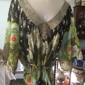 Colorful Boho top by Dept